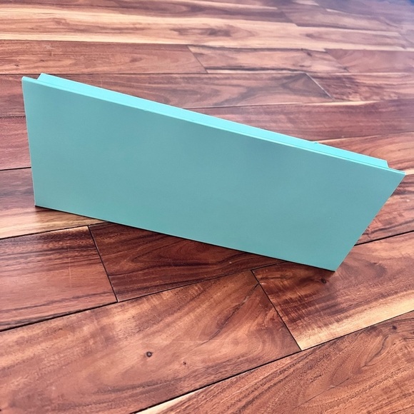 Pottery Barn Turquoise Polka Dot Desk Storage Organizer Nail Paint Makeup Oils - Picture 4 of 8